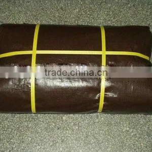 Brown Tarpaulin Cover& Waterproof Truck Tarp&waterproof Woven Fabric Tarpaulin thumbnail-1