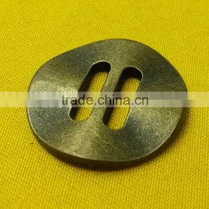 Rectangle Shape Holes Metal Sew-on Button For Jackets -- MS2392 thumbnail-4