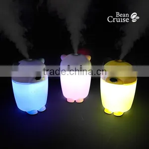 USB Mini Cartoon Portable Humidifier With Night Light thumbnail-2