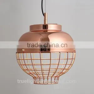 Hanging Lamp With Chicken Wire Cage for Dining Room Decor Chandelier China Supplier thumbnail-3