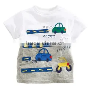 Comfortable Fancy Animal Cartoon Printing Kids Tshirt 2015 thumbnail-5