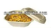 Eco-green 100% Biodegradable 29oz Square Bowl With Unhinged Lid thumbnail-1
