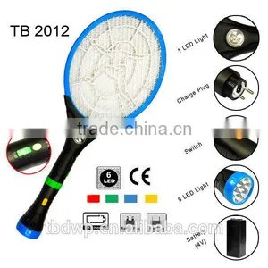 Dongyang TB-2015 Rechargeable Mosquito Swatter With Torch thumbnail-4
