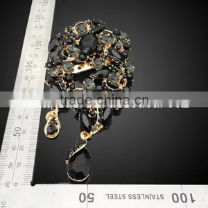 Fashion Broochs.Zinc Alloy Broochs Rhinestone.Costume Jewlery Broochs thumbnail-2
