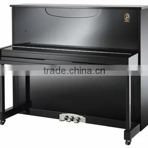 Schumann (K8) Black 122 Upright Piano Musical Instruments thumbnail-1