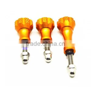 Quality GoPros Accessories 1 Long +2 Short Colorful Thumb Knob Stainless Aluminum Bolt Nut Screw for Go Pro 4/3+/3/2 GP50 thumbnail-2