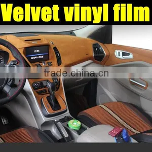 Wholesale High Flexible Warm Velvet Fabric Vinyl Film thumbnail-1