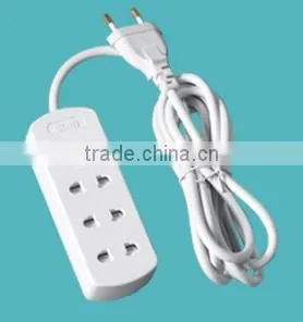 3 Gang Middle-east Extension Socket With Switch /with Earthing and Cable thumbnail-1