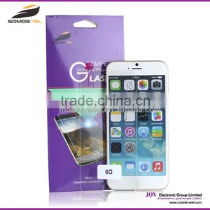 [Somostel] 9H for Iphone 6 Tempered Glass Screen Protector, Tempered Glass for Iphone 6, Tempered Glass Screen thumbnail-1