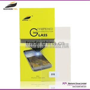 [Somostel] Original Clear Tempered Glass Scren Protector for HTC Desire 816 Screen Protector High Quality thumbnail-1