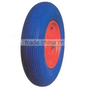 PU Foam Wheel, Flat Free Wheel, PU Solid Wheel thumbnail-1