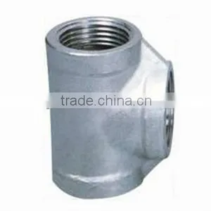 ANSI Stainless Steel Socket Weld Forged Tee / Coupling thumbnail-1