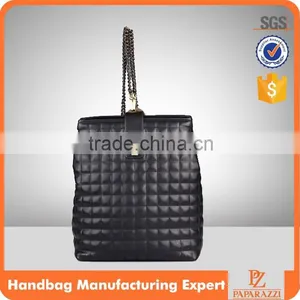 3527 PU Quilted Designer Female Ladies Handbag Wholesale thumbnail-1