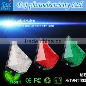 Remote LED Little Light Night Light Led Wall Light Energy Save Diamend Shape Beautiful! thumbnail-2