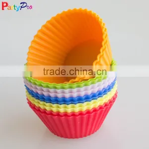 Flexible Silicone Cake Molds for Cake Colorful Silicone Cupcake Molds thumbnail-1