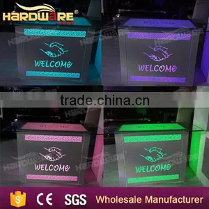 Event Small LED Reception Counter Table Design for Hotel or Wedding thumbnail-1