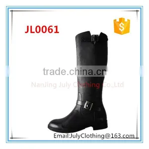 New Women Rain Boots Flat Wellies Waterproof Knee High Mid Calf Rain Boots thumbnail-1