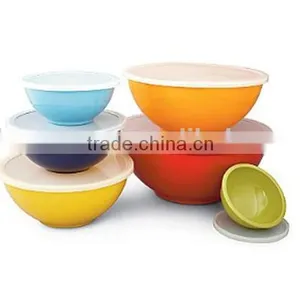 Eco-friendly Bamboo Fiber Salad Bowl 5set thumbnail-4