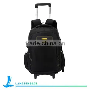 Wholesale Trolley Backpack With Wheels Nylon Material Trolley Backpack thumbnail-1