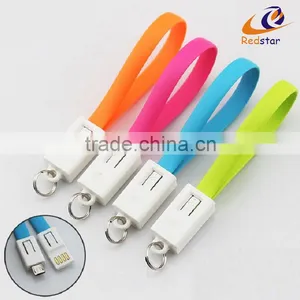 Mini Protable Keychain 5 Pin Micro USB Cable For Android Phone thumbnail-1