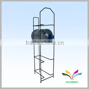 Customized Heavy Duty Durable Metal Floor Standing 5 Gallon Water Bottle Rack thumbnail-2
