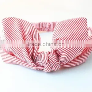 2016 New Premium Graceful Lovely Plain Rabbit Ear Bowknot Fabric Rabbit Headband for Babies thumbnail-4