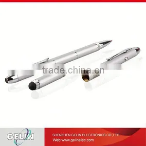 Silver Metal Ball Pen With Led Touch Pen thumbnail-1
