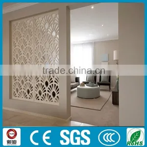 Elegant White Color Laser Cut Aluminum Room Divider thumbnail-6