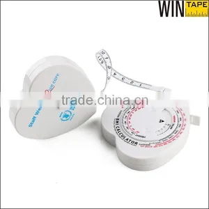 1.5meters Custom Logo Printed Water Proof Flexible Body Fitness Plastic Bmi Calculator Measuring Tape thumbnail-3
