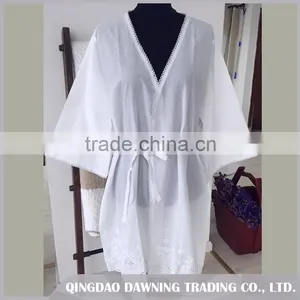 Hot Selling Wholesale Embroidred Night Dress/Sleepwear thumbnail-1