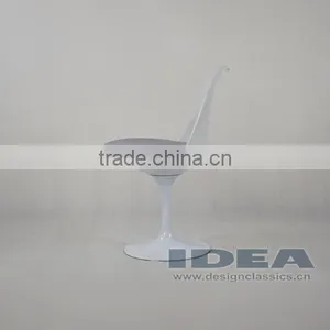 Replica Eero Saarinen Tulip Chair - Grey Cushion thumbnail-4