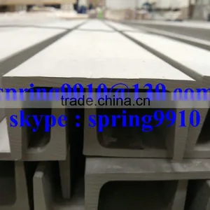 HOT ROOLED AND PICKLED STAINLESS STEEL CHANEL BAR IN GRADE AISI304 LENGT IN 6000MM thumbnail-3