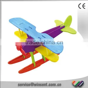 3D Plywood Jigsaw Puzzle Helicopter Toys thumbnail-1