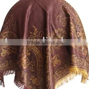 100%polyester Shawl for Woman Jacquard Style thumbnail-1