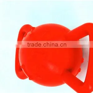 Two Ring Soft Rubber Dog Toy With Giggle Sound Dog Dog Squeaky Toy Sound thumbnail-3