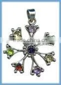 Women Pendant for Wedding, Silver Pendant, Awesome Pendant thumbnail-1