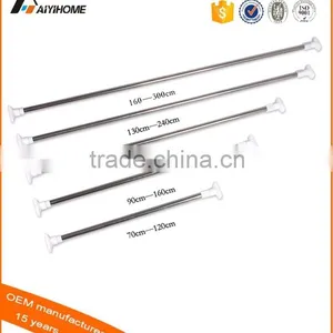1m -3m Telescopic Shower Curtain Rod For Bathroom thumbnail-1