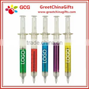 Syringe Shaped Click Ball Point Pen thumbnail-1