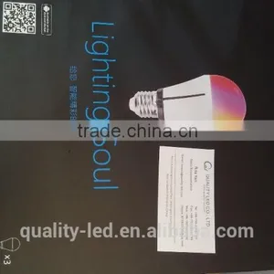 CE,ROHS,FCC Remote Wifi Control Rgbw Bulbs E27 thumbnail-4