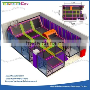 2016 Trampoline Hot Bungee Trampoline PVC Trampoline Fabric thumbnail-1