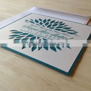 Laser Cutting Save the Date - Flower Save The Date for Wedding Invitation thumbnail-3