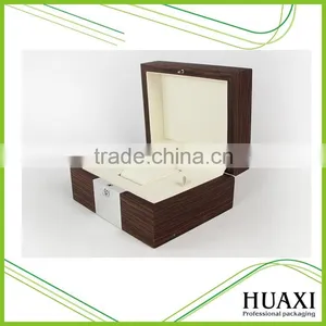 High Quality Wooden Grainy Paper Wood Watch Box thumbnail-4