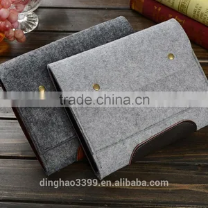 2016 New Style Tablet Bag Fashion Lady Pad Bag High Quality Felt Computer Bag thumbnail-1