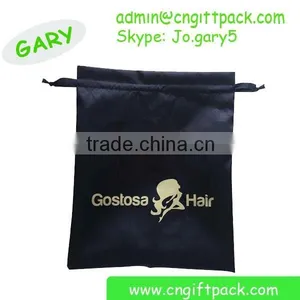 Black Tassel Hair Packaging Bags Silk Bags With Printed Logo thumbnail-6