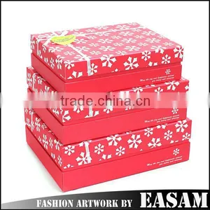 Merry Christmas Snowflake Printed Rectangle 3 Sizes Christmas Gift Box thumbnail-1