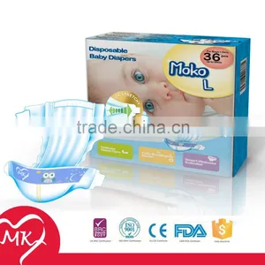 Super Soft Double Layers Absorbent Core Disposable Happy Baby Nappies Like Merries Style Quality Choice thumbnail-1