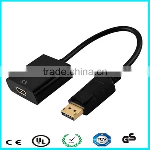 Black 20pin Displayport Male to Hdmi Female Adapter thumbnail-1