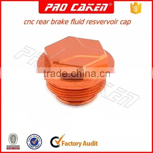 Custom CNC Motorcyclerear Brake Fliud Reservoir Cap for KTM SX250 SX450 thumbnail-1