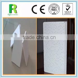 High Quality Heat Insulation Acoustic Mineral Fiber Ceiling Board thumbnail-2