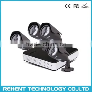 Security Network 720P POE IP Camera Mini HDMI CCTV System 4 Channel NVR Recording Surveillance Kit thumbnail-1